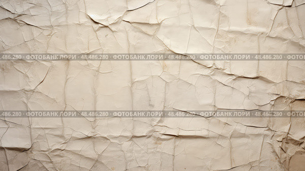 frayed wrinkled paper texture ai generated. Стоковое AI-изображение, AI-художник Vectorwin / Фотобанк Лори