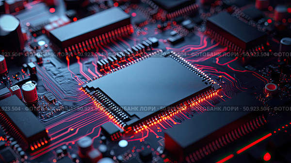 frequency vibrating RAM chip ai generated. Стоковое AI-изображение, AI-художник Vectorwin / Фотобанк Лори