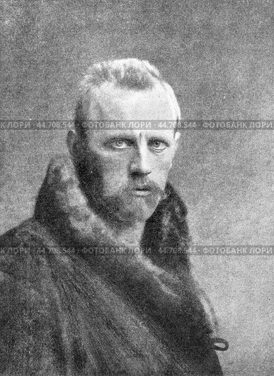 Fridtjof Wedel-Jarlsberg Nansen, 1861 - 1930, Norwegian polar explorer, scientist, zoologist, founder of physical oceanography, political and public figure, humanist, philanthropist. Стоковое фото, фотограф Константин Тимофеев / Фотобанк Лори