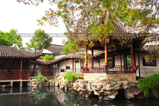 Garden of Fisherman in Suzhou, China (2014 год). Стоковое фото, фотограф Лукиянова Наталья / Фотобанк Лори