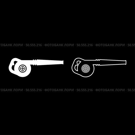 Gas blower air garden equipment petrol sweeping leaves device gasoline blast landscaper operating set icon white color vector illustration image simple solid fill outline contour line thin flat style. Gas blower air garden equipment petrol sweeping leaves device gasoline blast landscaper operating set icon white color vector illustration image solid fill outline contour line thin flat style. Стоковая иллюстрация, агентство Ingram Publishing / Фотобанк Лори