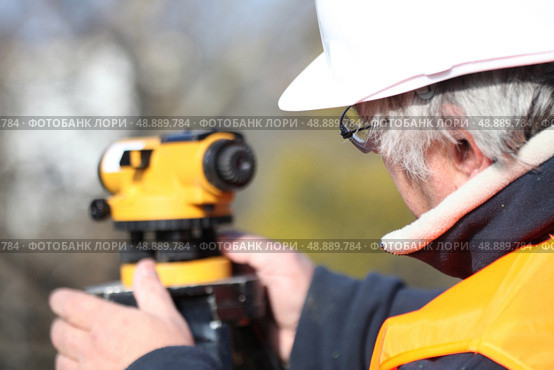 geometre working. Стоковое фото, агентство Ingram Publishing / Фотобанк Лори
