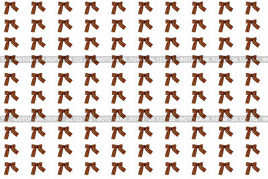 Georgievsky ribbon. Decorative seamless background. Стоковое фото, фотограф Михаил Яковлев (ktynzq) / Фотобанк Лори