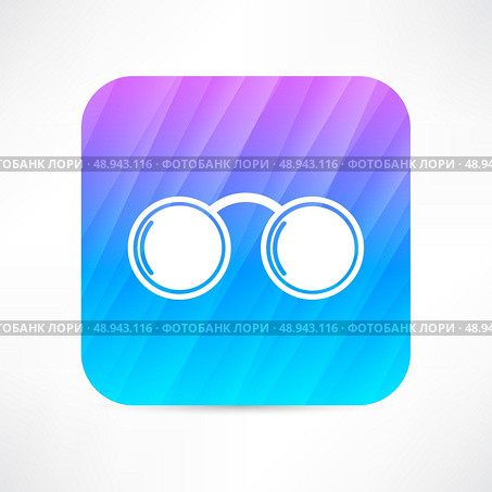 glasses icon. Стоковая иллюстрация, агентство Ingram Publishing / Фотобанк Лори