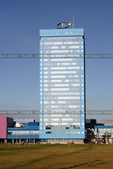Главное здание ОАО "АвтоВАЗ". Тольятти (2008 год). Редакционное фото, фотограф Сергей Лысенков / Фотобанк Лори