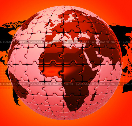 Global Warming Shows Globalise Globalization And World. Стоковая иллюстрация, иллюстратор Stuart Miles / Фотобанк Лори