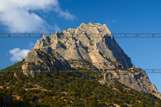 Гора Сокол(Куш-Кая), Новый Свет (Крым) (2011 год). Стоковое фото, фотограф Антон Стариков / Фотобанк Лори