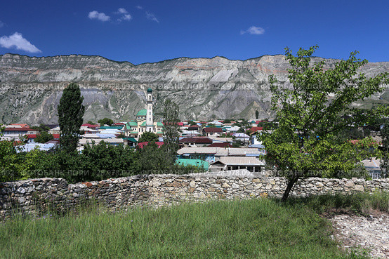 Горное село Салта. Гунибский район, республика Дагестан (2018 год). Стоковое фото, фотограф Алексей Гусев / Фотобанк Лори