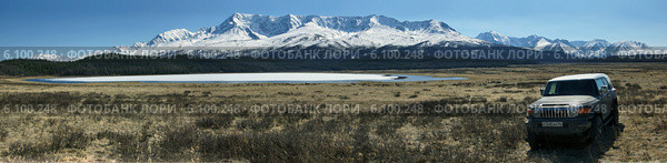 Горный Алтай, автотуризм, Курайская степь (2014 год). Редакционное фото, фотограф макаров виктор / Фотобанк Лори