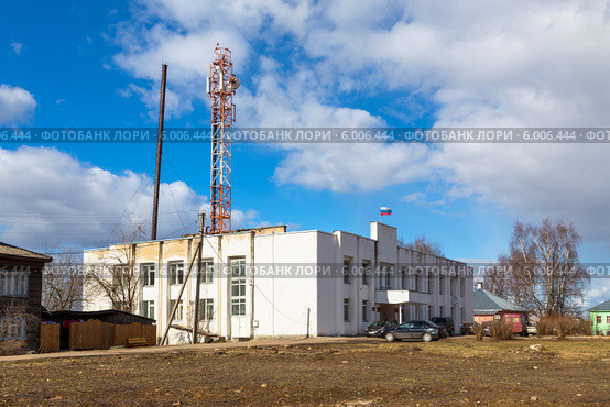 Город Чухлома. Здание администрации (2014 год). Редакционное фото, фотограф Сергей Лаврентьев / Фотобанк Лори