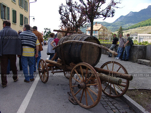 Город д'Эгль в кантоне Во, Швейцария. Праздник вина (2009 год). Стоковое фото, фотограф Ерохин Дмитрий Викторович / Фотобанк Лори