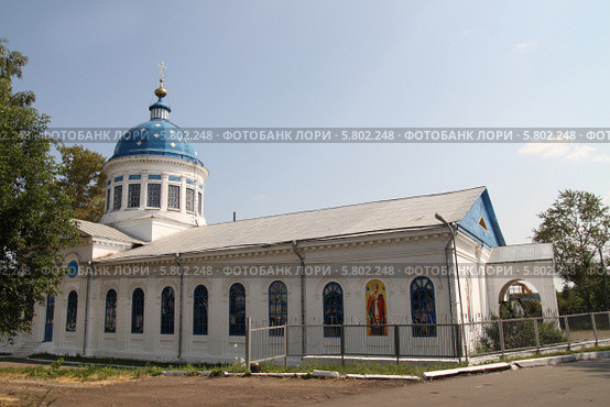 Город Котельнич, Кировская область. Церковь Николая Чудотворца (2009 год). Стоковое фото, фотограф Михаил Смирнов / Фотобанк Лори