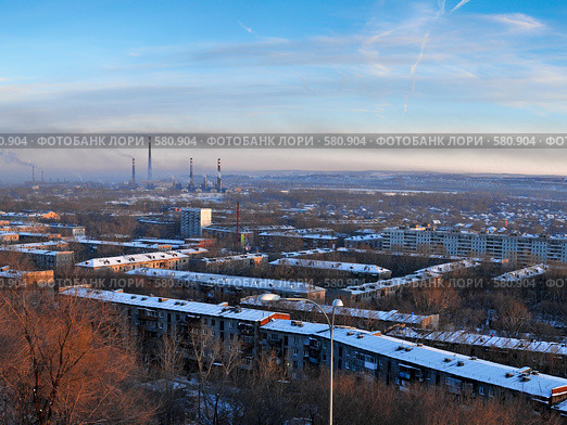 Город металлургов. Новокузнецк. Стоковое фото, фотограф Андрей Жарков / Фотобанк Лори