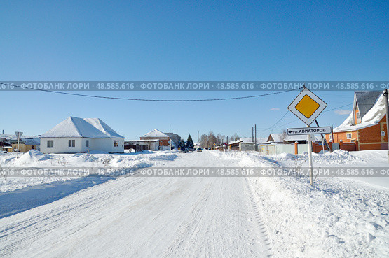 Город Заводоуковск Тюменской области. Городская улица (2018 год). Стоковое фото, фотограф Александр Тараканов / Фотобанк Лори