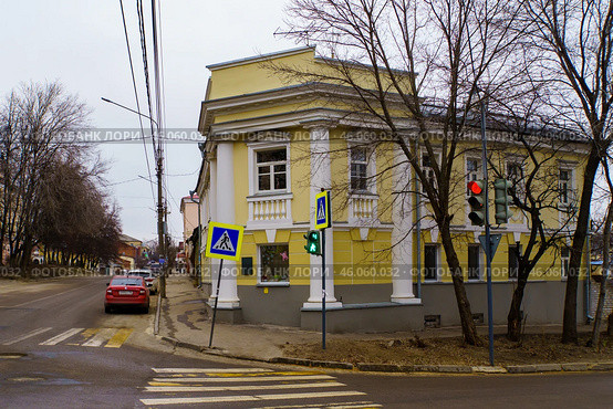 Городской пейзаж. Дом И.С. Мягкова. Воронеж. Стоковое фото, фотограф Владимир Шибаев / Фотобанк Лори