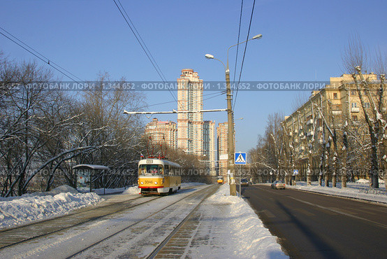 Городской пейзаж, зима (2010 год). Редакционное фото, фотограф Наталия Шевченко / Фотобанк Лори