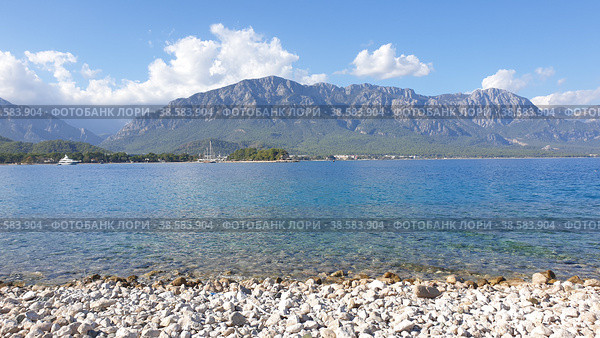Горы. Средиземное море. Кемер. Анталья. Турция (2022 год). Стоковое фото, фотограф lana1501 / Фотобанк Лори