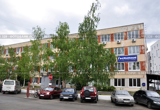 Гостиница завода «Красное Сормово». Нижний Новгород (2014 год). Редакционное фото, фотограф Голованов Сергей / Фотобанк Лори
