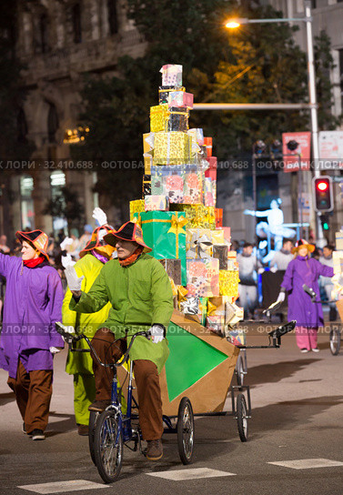 Grand parade in Barcelona (2017 год). Редакционное фото, фотограф Яков Филимонов / Фотобанк Лори