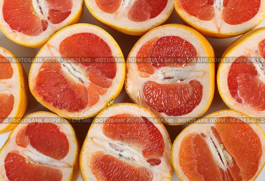 Grapefruit background. Стоковое фото, фотограф Николай Григорьев / Фотобанк Лори