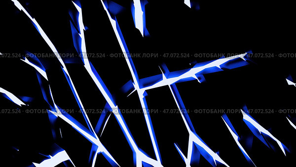 Green and blue laser beams made in cartoon animation that diverge in different directions. Стоковая иллюстрация, иллюстратор David Kashakhi / Фотобанк Лори