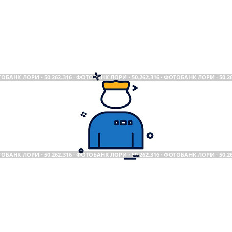 guard officer police policeman security icon vector design. Стоковая иллюстрация, агентство Ingram Publishing / Фотобанк Лори