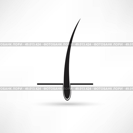 hair follicle treatment design. Стоковая иллюстрация, агентство Ingram Publishing / Фотобанк Лори