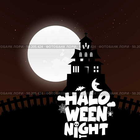 Halloween Background Vectors. Стоковая иллюстрация, агентство Ingram Publishing / Фотобанк Лори