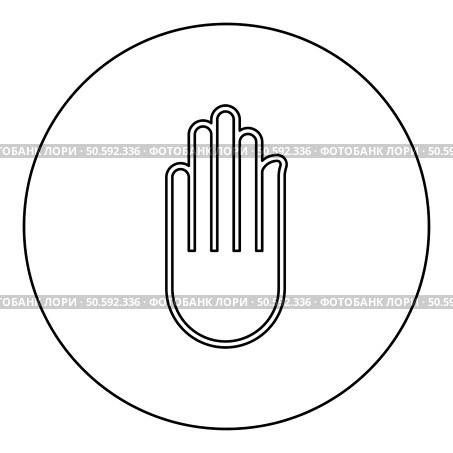 Hand Akhimsa Ahimsa arm Jainism Jain religion symbol Dharma Ahinsa icon in circle round black color vector illustration image outline contour line thin style simple. Hand Akhimsa Ahimsa arm Jainism Jain religion symbol Dharma Ahinsa icon in circle round black color vector illustration image outline contour line thin style. Стоковая иллюстрация, агентство Ingram Publishing / Фотобанк Лори