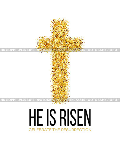 He is risen. Easter background. Vector illustration. He is risen. Easter background. Vector illustration EPS10. Стоковая иллюстрация, агентство Ingram Publishing / Фотобанк Лори