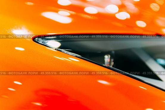 Head Lights Of Luxurious Sports Car. Стоковое фото, агентство Ingram Publishing / Фотобанк Лори