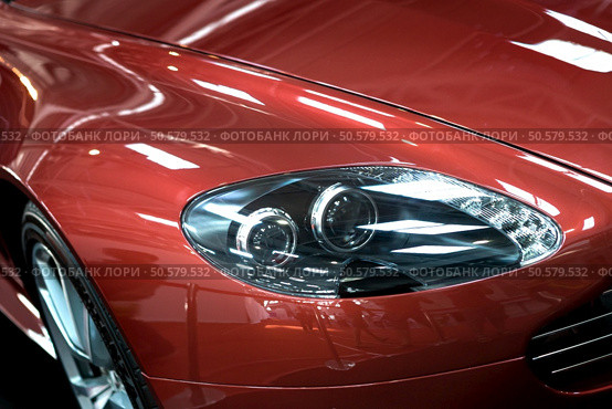Headlight of the car stock photo. Стоковое фото, агентство Ingram Publishing / Фотобанк Лори