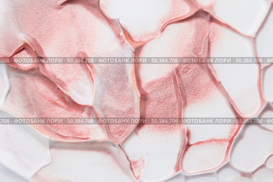 high angle view brown white painted cracked textured pattern. Стоковое фото, агентство Ingram Publishing / Фотобанк Лори