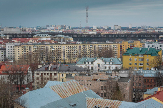 historical district of the city of Minsk. Belarus. Стоковое фото, агентство Ingram Publishing / Фотобанк Лори