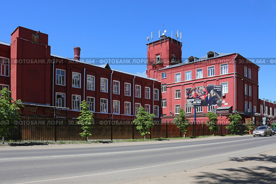 Хлопкопрядильная мануфактура Викулы Морозова. Московская область, город Балашиха, микрорайон Саввино (2019 год). Редакционное фото, фотограф Алексей Гусев / Фотобанк Лори