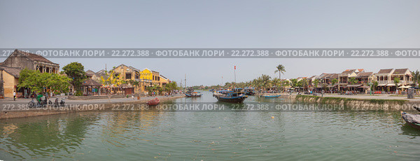 Хойан, панорамный вид города (2014 год). Редакционное фото, фотограф Кирилл Трифонов / Фотобанк Лори