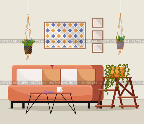 Home office. Interior vector illustration. Work from home. Flats interior design seamlessly integrates the home office Office space reflects a professional and functional environment Coming home after. Home office. Work from home. Office space designed to enhance creativity and innovation Welcoming and inspiring. Стоковая иллюстрация, агентство Ingram Publishing / Фотобанк Лори