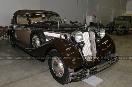«Horch-853». Хорьх. Международная выставка исторической военной техники «Моторы войны» (2016 год). Редакционное фото, фотограф Алексей Бок / Фотобанк Лори