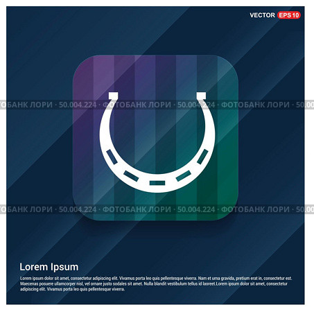 Horse Shoe Icon. Стоковая иллюстрация, агентство Ingram Publishing / Фотобанк Лори