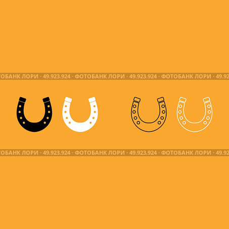 Horseshoe icon . Стоковая иллюстрация, агентство Ingram Publishing / Фотобанк Лори