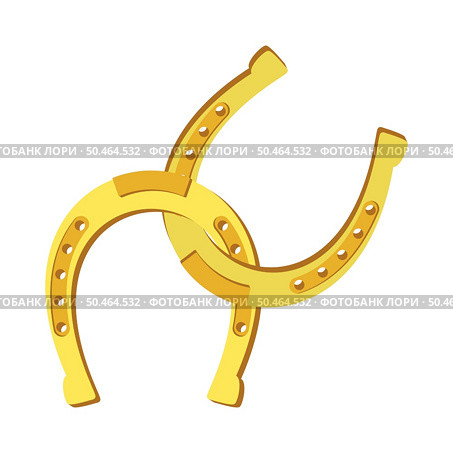 Horseshoe icon. Symbol of Lucky Irish beer festival St Patrick’s day. Vector Illustration. Стоковая иллюстрация, агентство Ingram Publishing / Фотобанк Лори
