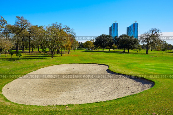 Houston golf course in Hermann park conservancy at Texas. Стоковое фото, агентство Ingram Publishing / Фотобанк Лори