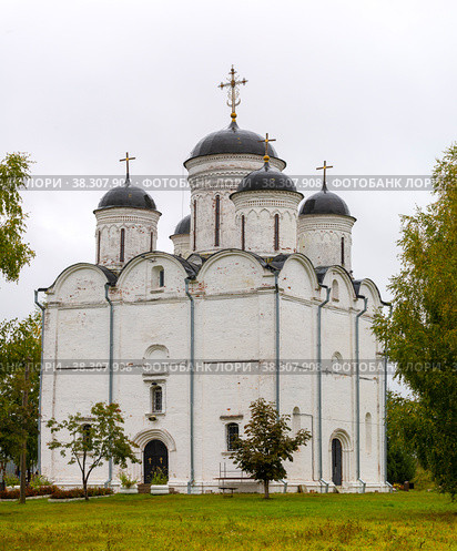 Храм Архангела Михаила в селе Микулино Городище (2022 год). Стоковое фото, фотограф Геннадий Соловьев / Фотобанк Лори