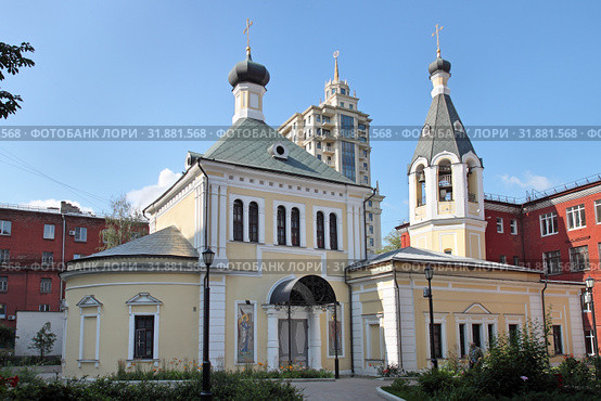 Храм преподобного Марона Пустынника Сирийского. Москва (2019 год). Редакционное фото, фотограф Сергей Соболев / Фотобанк Лори