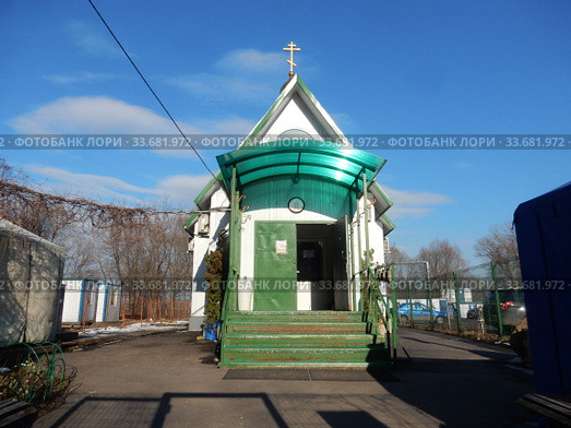 Храм преподобного Сергия Радонежского. Красноярская улица, владение 11. Район Гольяново. Город Москва (2020 год). Стоковое фото, фотограф lana1501 / Фотобанк Лори