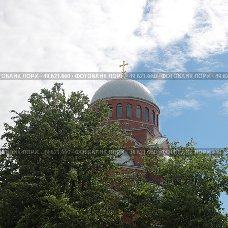 Храм Сретения Господня (Гражданский проспект, д. 101), Муринский парк, Санкт-Петербург. Стоковое фото, фотограф Анна Николаева / Фотобанк Лори