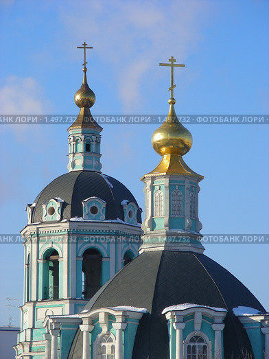 Храм святителя Николая Чудотворца в Заяицком. Москва (2010 год). Стоковое фото, фотограф lana1501 / Фотобанк Лори