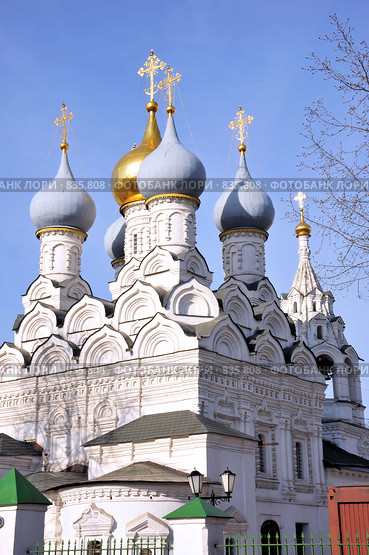 Храм святителя Николая Мирликийского в Пыжах. Москва (2009 год). Стоковое фото, фотограф Пиневич Геннадий Александрович / Фотобанк Лори