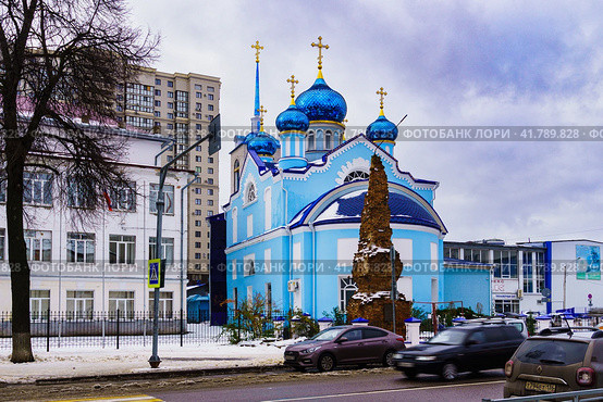 Храм святого пророка Самуила. Исторический пилон. г. Воронеж (2023 год). Редакционное фото, фотограф Владимир Шибаев / Фотобанк Лори