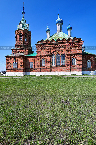 Храм Святой Троицы. Село Шабалино. Тюменская область. Россия (2024 год). Стоковое фото, фотограф Александр Тараканов / Фотобанк Лори